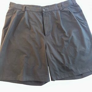 Under Armour Black Flat Front Shorts Performance Design